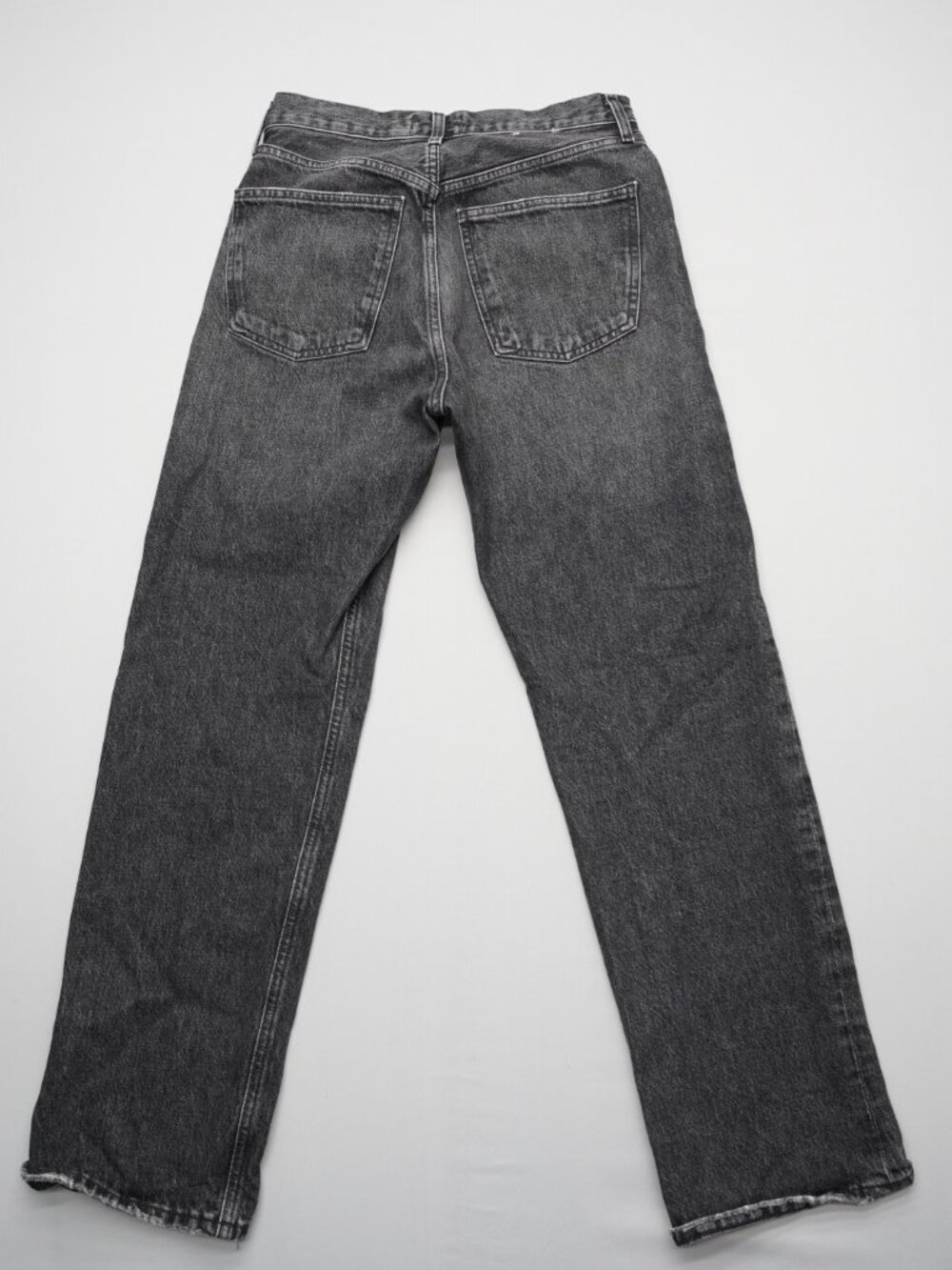 Agolde Fran High Rise Wide Leg Cuffed Jeans in Ditch Size 25 - Picture 5 of 13